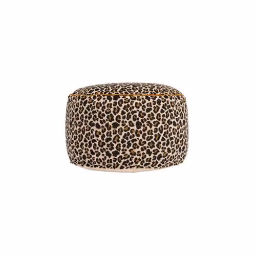 Sissy-Boy poef Leopard met panterprint