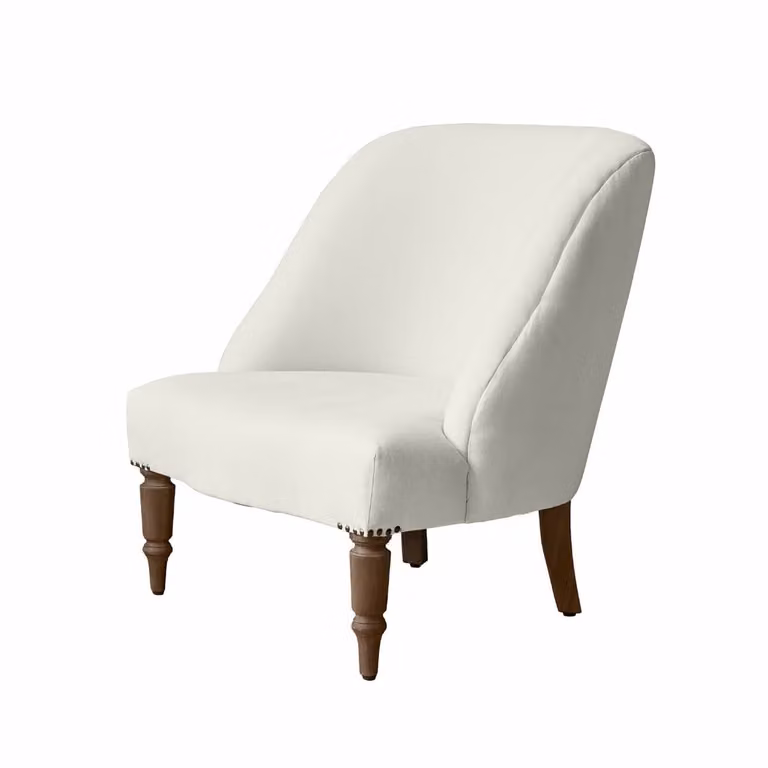 LOBERON Leunstoel Maplewood wit