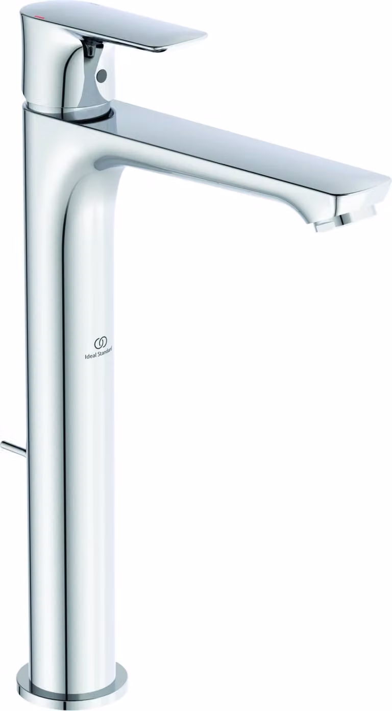 Ideal Standard wastafelmengkraan Connect Air met verlengde voet en 150mm uitloop, chroom