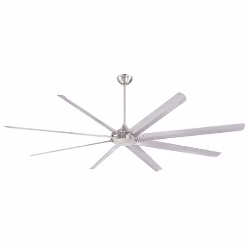 Westinghouse Widespan plafondventilator, geborsteld nikkel, 254 cm