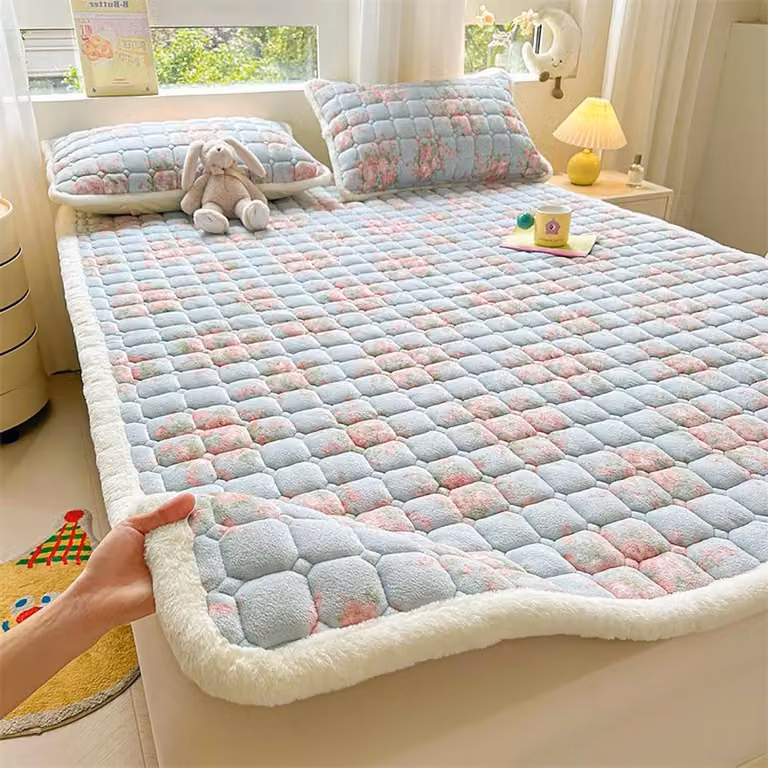 Grijs Matras Topper Japanse Futon voor volwassenen - 89 x 203 cm