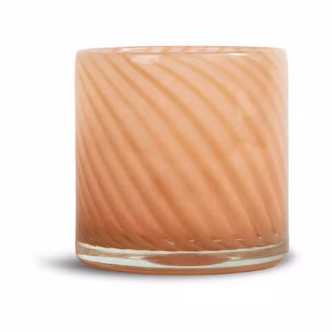 Byon Calore theelichtvaas Roze-beige Ø15 cm