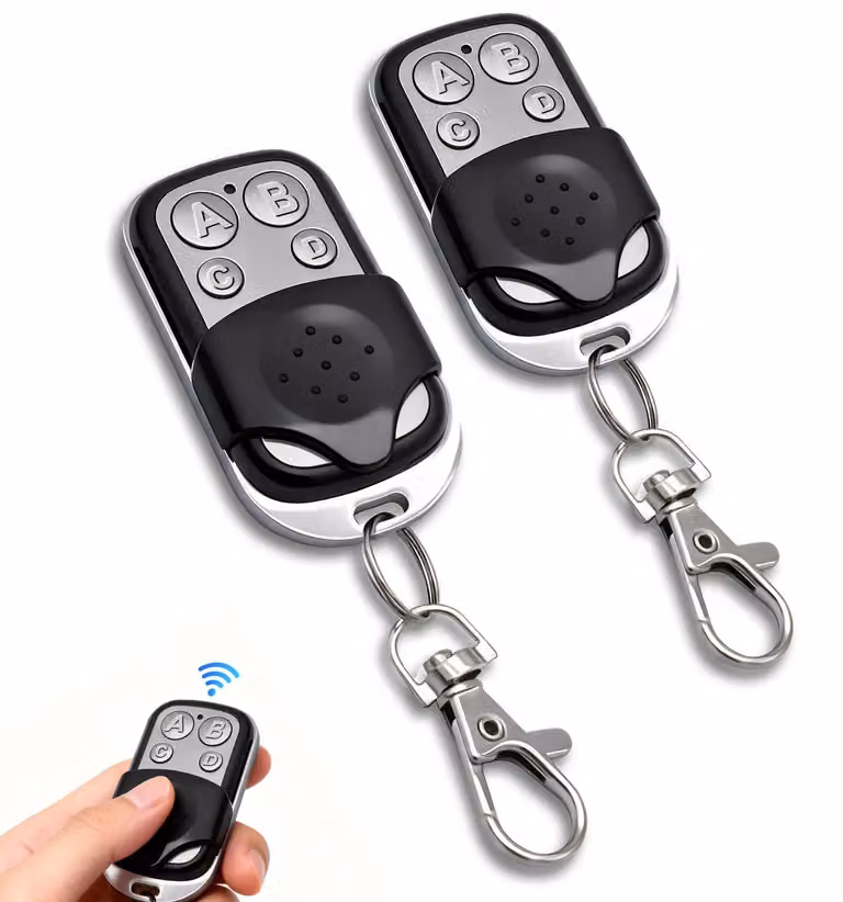 Selius 2 stuks 433 MHz Universele Garagedeuropener Afstandsbediening Klonen