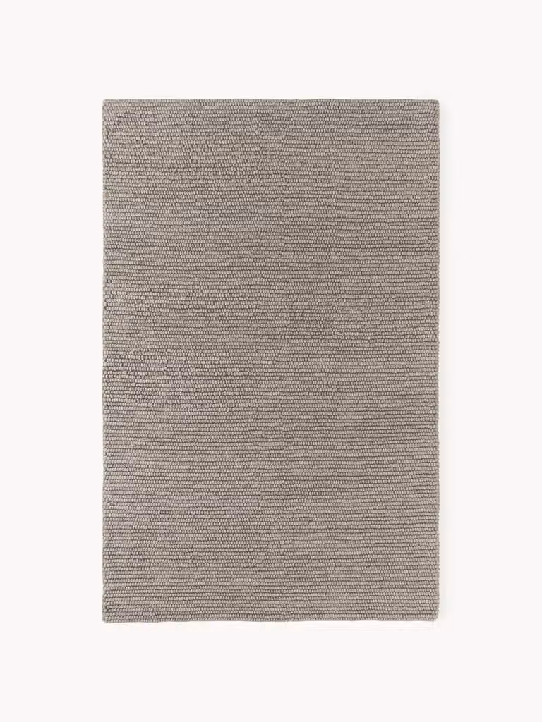 Westwing Collection Handgeweven wollen vloerkleed Pebble rechthoekig