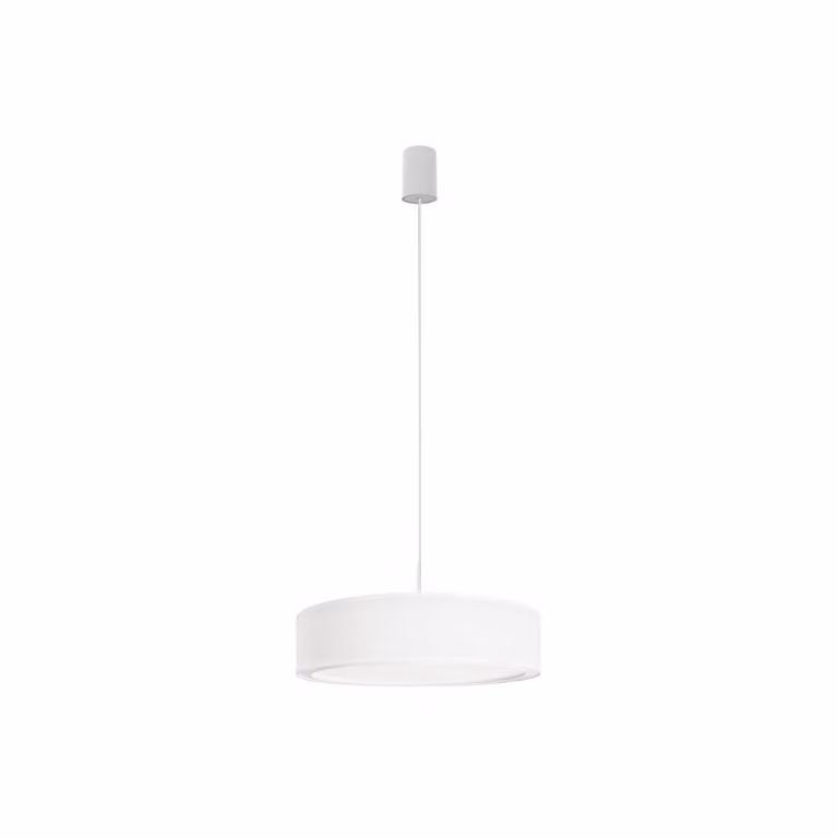 Lyora Witte hanglamp Mist ronde hanglamp Ø 56 cm