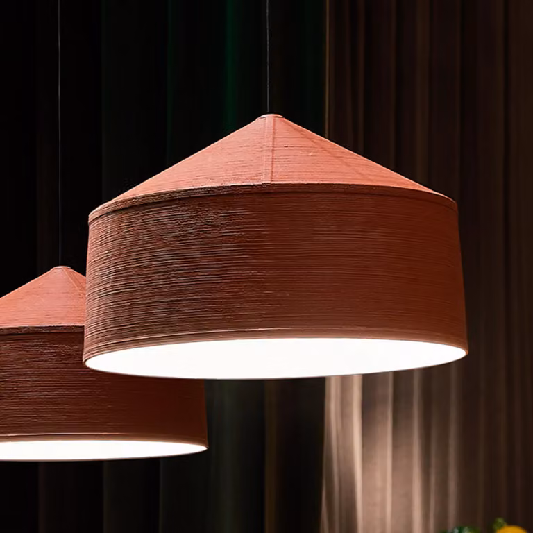 Marset Zenc Hanglamp Red - Cilinder vorm - Kunststof