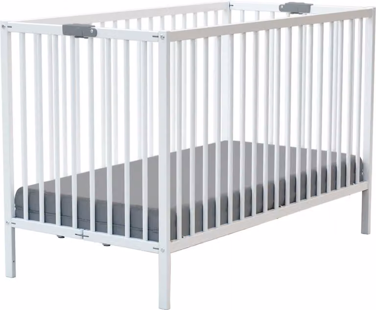 WEBABY Opvouwbaar kinderbed FLEX van massief hout, 60 x 120 cm