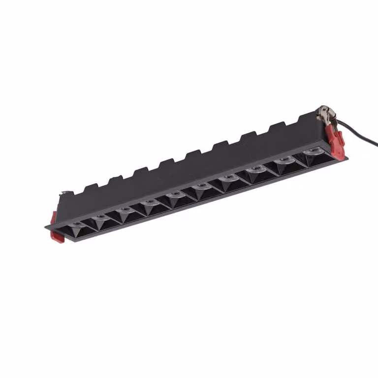 Lyora Zwarte Inbouwspot Midi Led - Warm wit 3000K