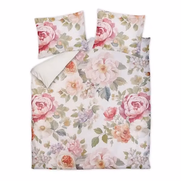 Vandyck Everbloom multi dekbedovertrek voor volwassenen