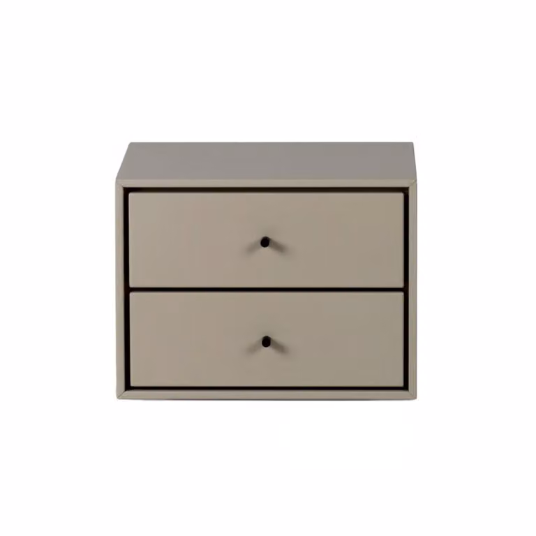 Mavis Volt nachtkastje wandgemonteerd Beige-zwart