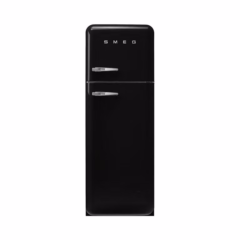 Smeg FAB30RBL6 koelkast met vriescompartiment, zwart, 294 liter