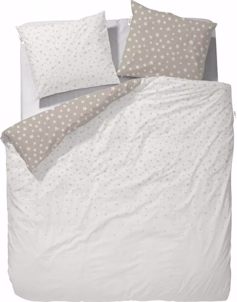 Esprit Raining Stars Dekbedovertrek Lits-jumeaux - Wit - 240 x 220 cm