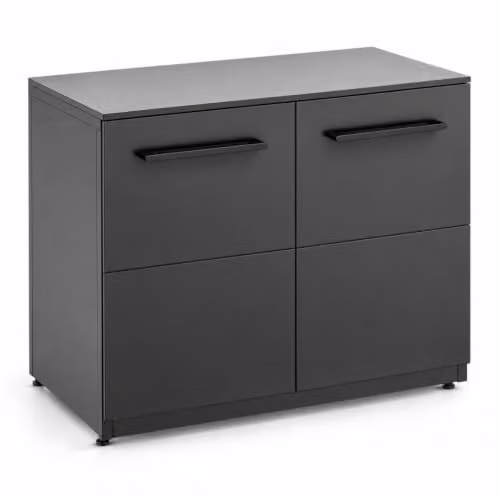 Cozze Elements Buitenkeuken Module 110 met 2 Deuren, Verzinkt en Poedergecoat Staal met HPL Werkblad