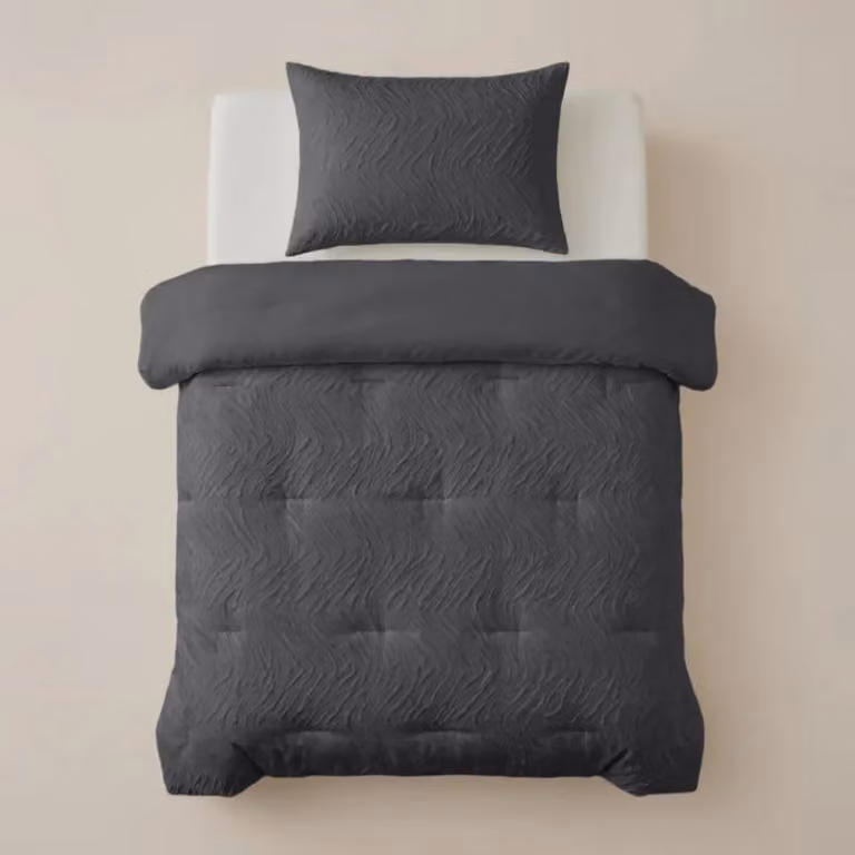 Sleeptime Lazy Dekbed Salva Grijs met Kussensloop 140 x 200 cm