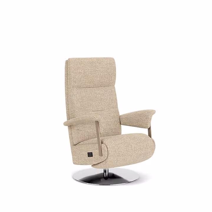 Prominent Relaxstoel Civitella - Beige - Stof