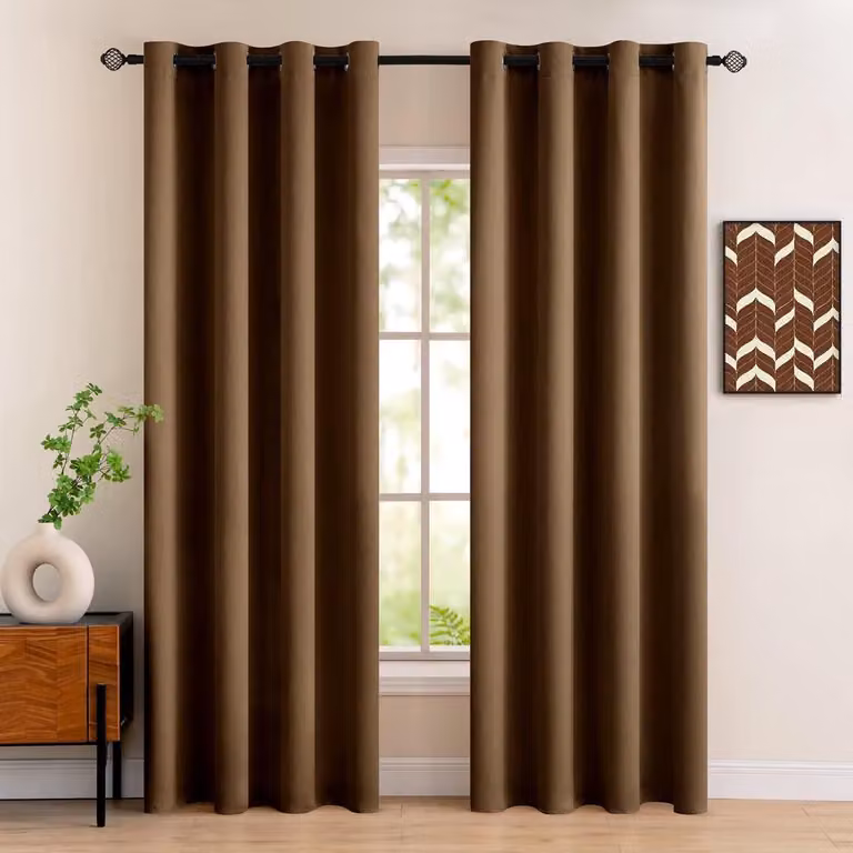 Verduisterend gordijn Blackout Curled, Breedte: 1,4 m, Hoogte: 2,45 m