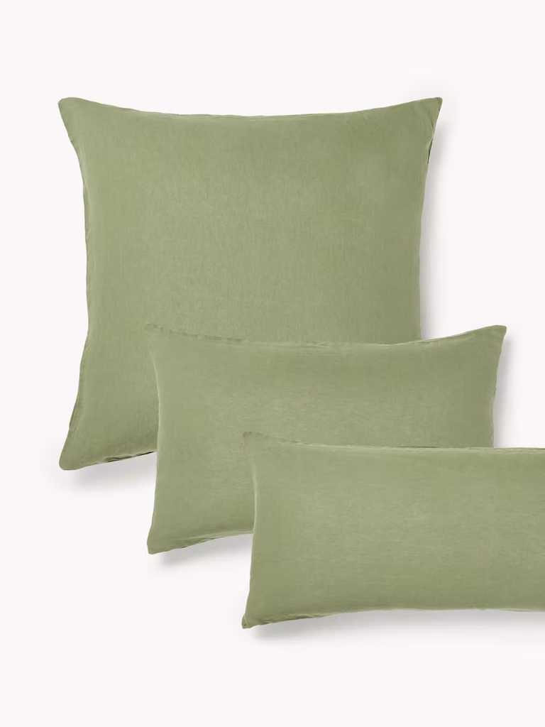 Westwing Collection Airy gewassen linnen kussenhoes 40 x 80 cm
