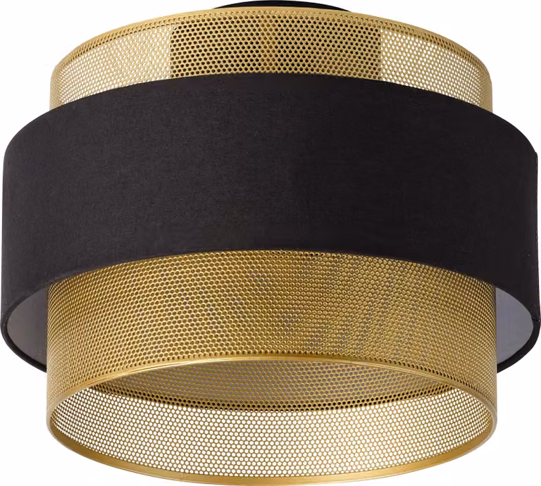 Osram Decor Hornet plafondlamp E27, zwart en goud, Diameter: 30 cm