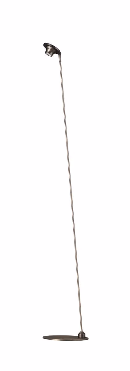 Moderne vloerlamp Angelique ETH zwart nikkel