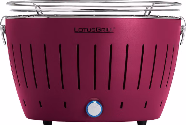 LotusGrill G34 U Charcoal Tabletop Grill, paars