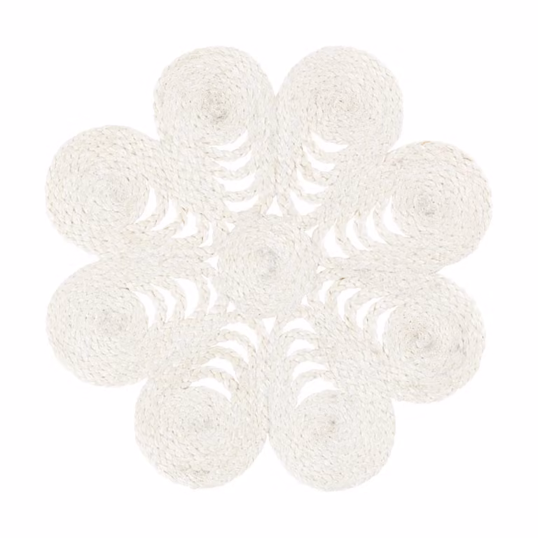 Dixie Elin placemat anemone wit Ø40 cm