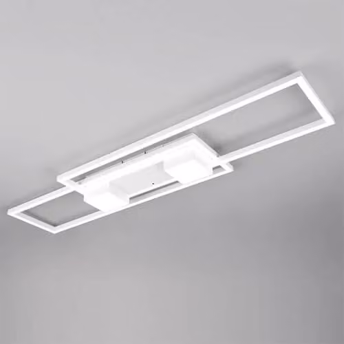 Trio Albany Led plafondlamp wit B: 100 cm, D: 28 cm