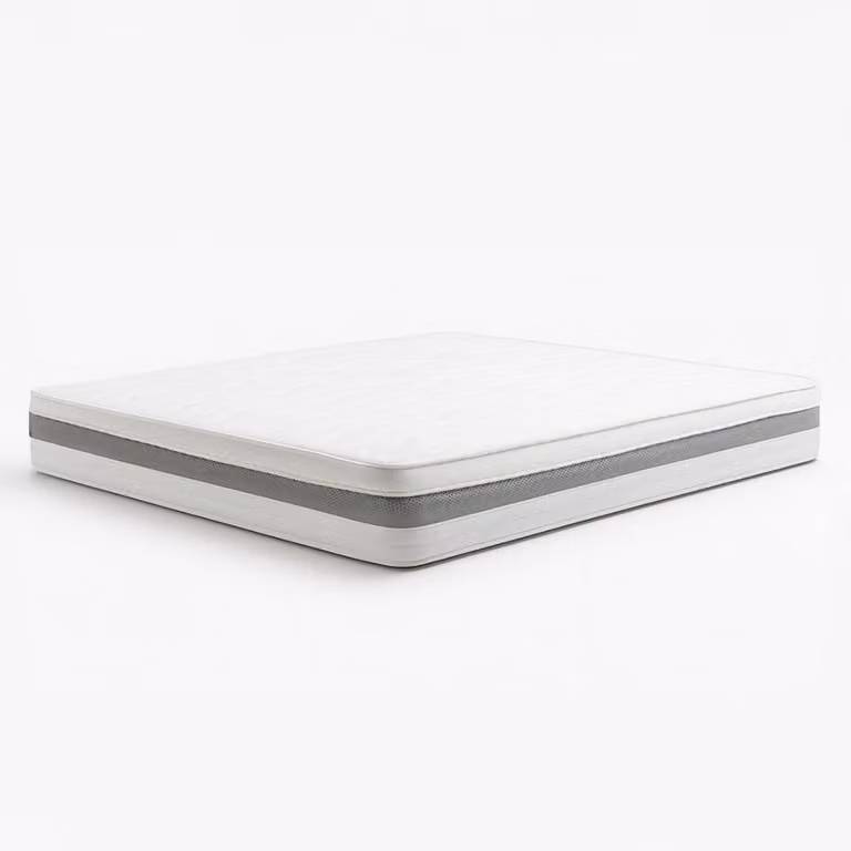 The White Stone Matras 140x190 cm - Thermogevoelig Waterfoam met Hoge Stevigheid, Ademend en Hypoallergeen voor Stabiel Comfort en Ergonomische Ondersteuning