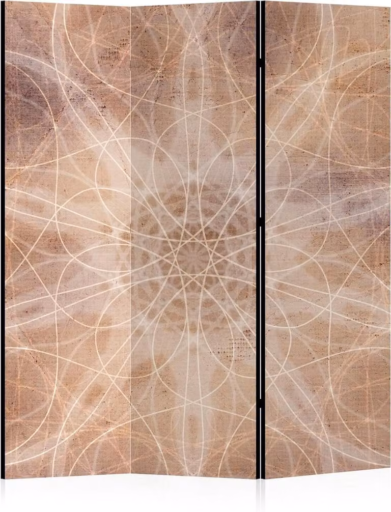 Paravent Enkelzijdig Kamerverdeler met Boho Motief - Boho 3 - 135 x 172 cm