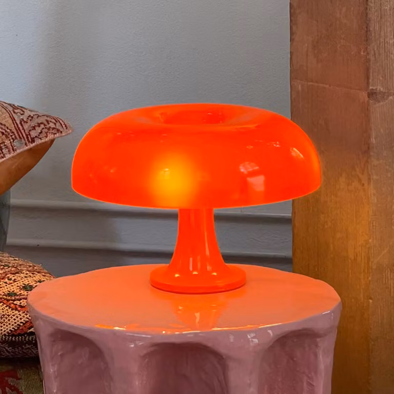 Artemide Nessino Design Tafellamp - Oranje/Geel - Kunststof