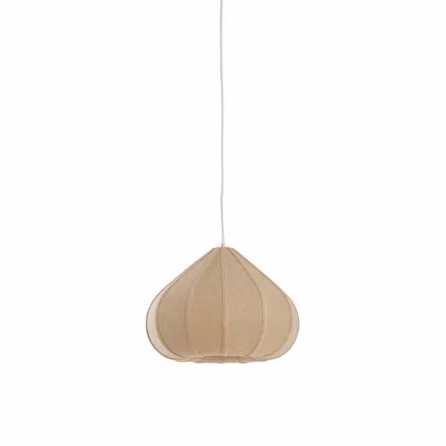 Light & Living Zubeda hanglamp beige textiel B: 40 cm, H: 28,5 cm