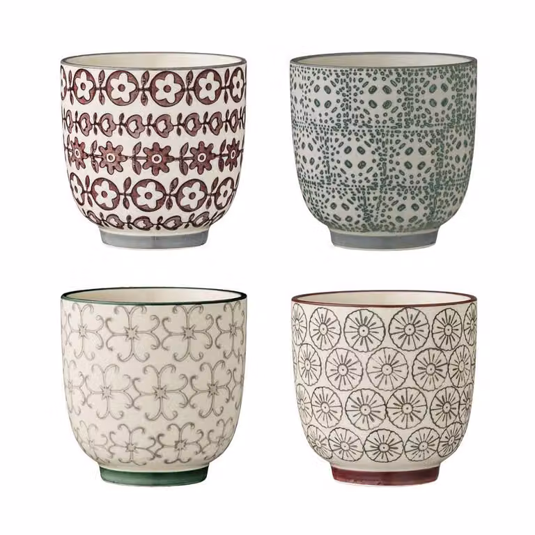Bloomingville Karine theekop 4-delig 7 cm