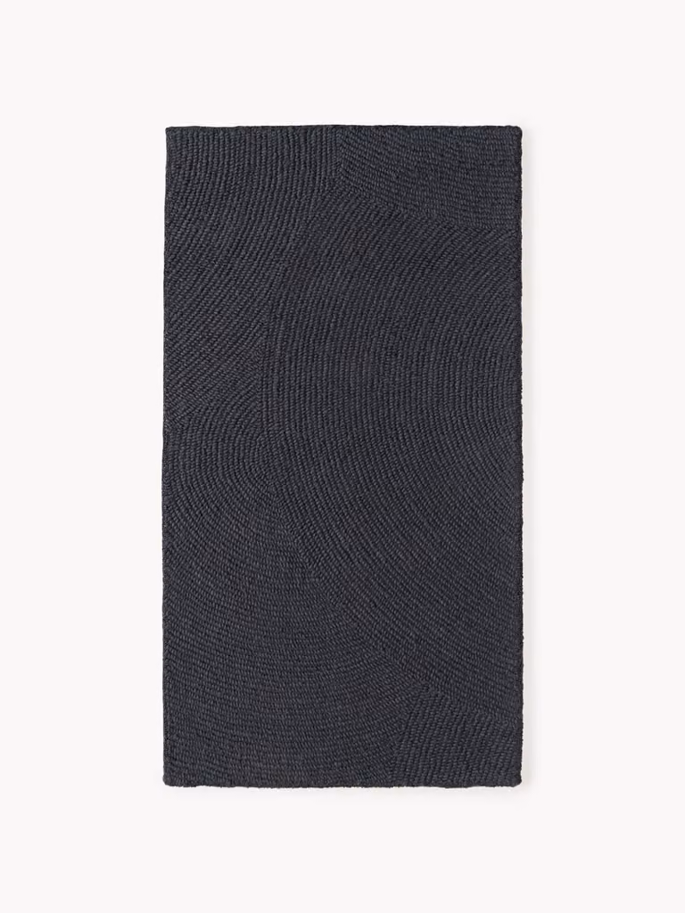 Westwing Collection Eleni handgetuft rond wollen vloerkleed met geometrisch patroon
