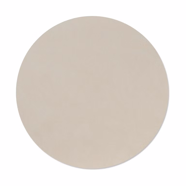 LIND DNA Nupo placemat Oyster white, cirkel, L