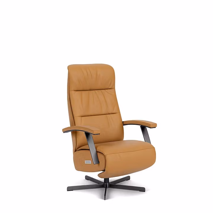 Prominent Sta-op-stoel S-100 - Cognac - Leer