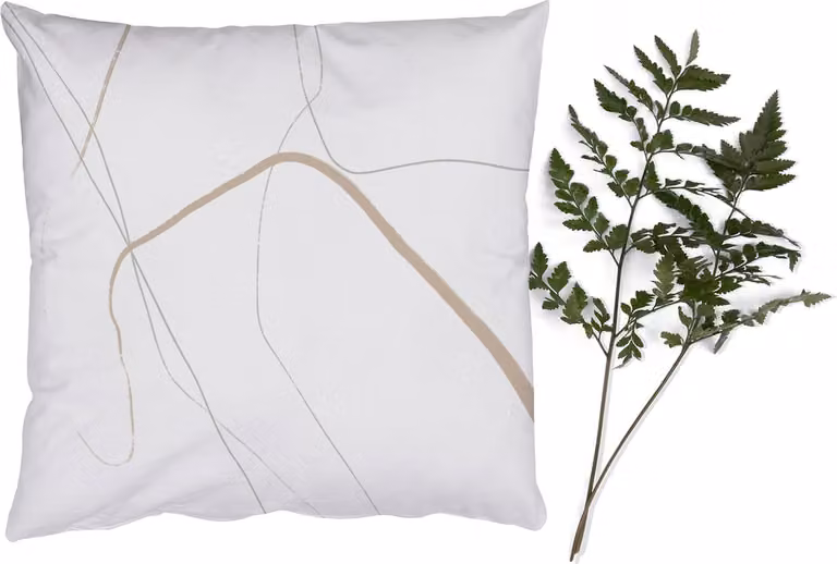 PillowMonkey Sierenkussen Abstract Minimalisme Line Art - 50 x 50 cm