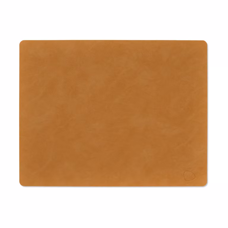 LIND DNA Nupo placemat vierkant Burned curry