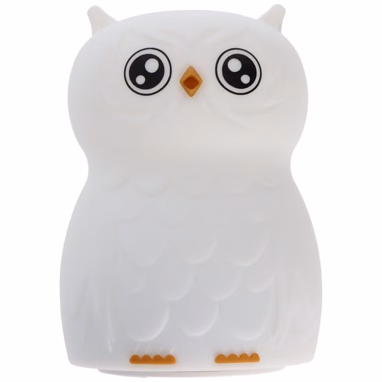 Ansmann LED Nachtlamp Uil Finn - Oplaadbare Dimbare Silicone Nachtlamp voor Kinderkamers