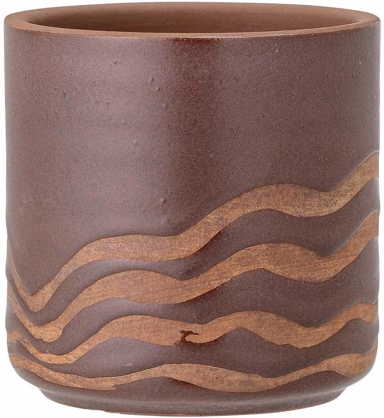 Bloomingville Haakon Bloempot terracotta bruin 12cm
