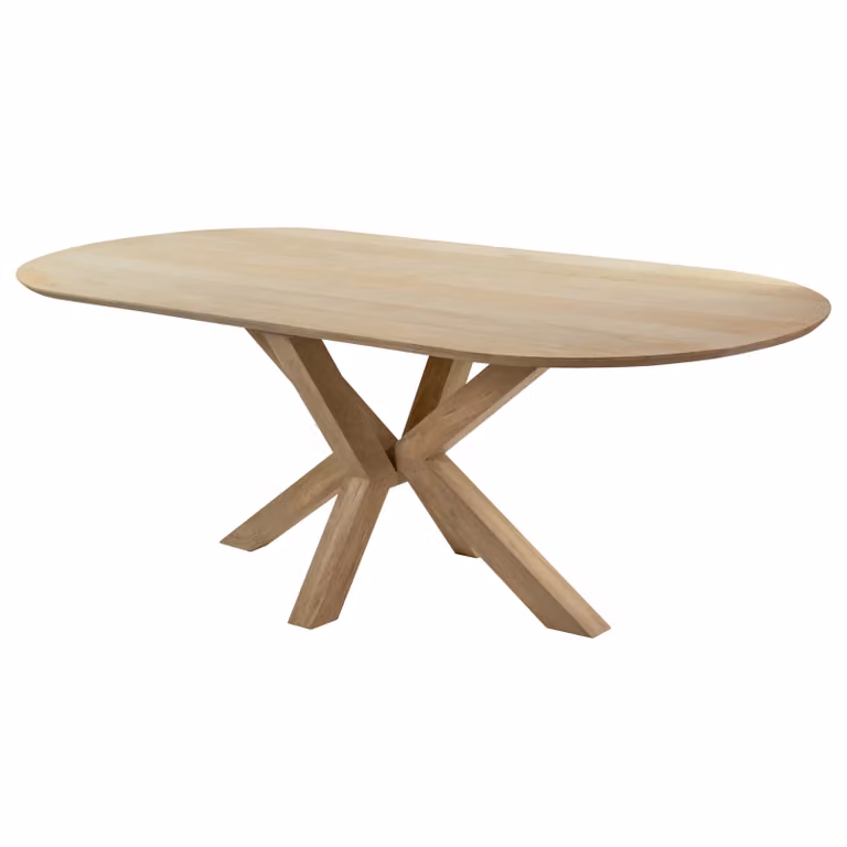 Kick Collection Alrik eettafel - 220 cm - Naturel - Ovaal