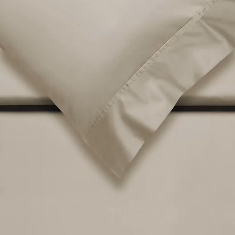 Vandyck Purity 87 Uni Satin stone dekbedovertrek voor volwassenen