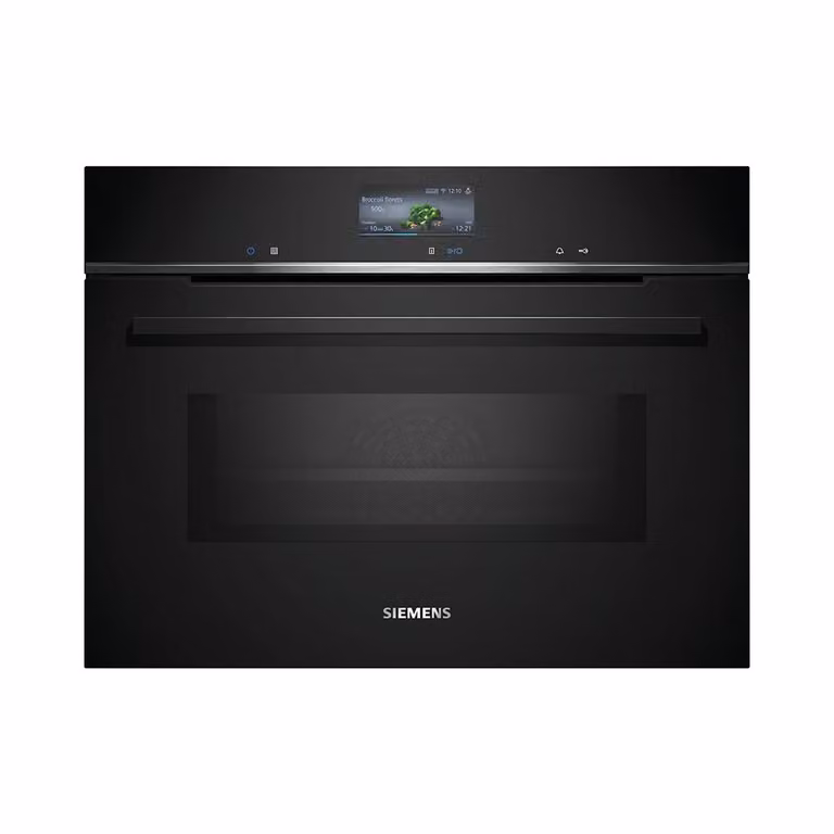 Siemens CM736G1B1 Inbouwoven met magnetron en ecoClean zelfreinigende achterwand Zwart