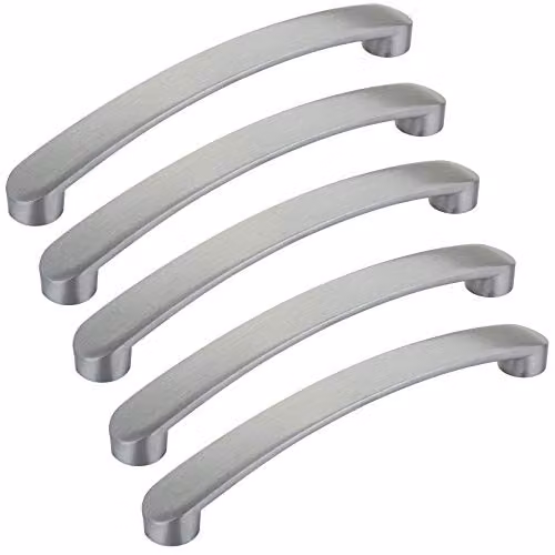 SOTECH 100 stuks Meubelgrepen SW111 BA Inox look Kastgrepen Lengte: 180 mm, Breedte: 19 mm, Hoogte: 26,5 mm