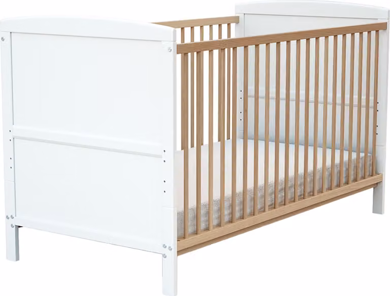 Omvormbaar kinderbed LUNA van massief hout, 70 x 140 cm