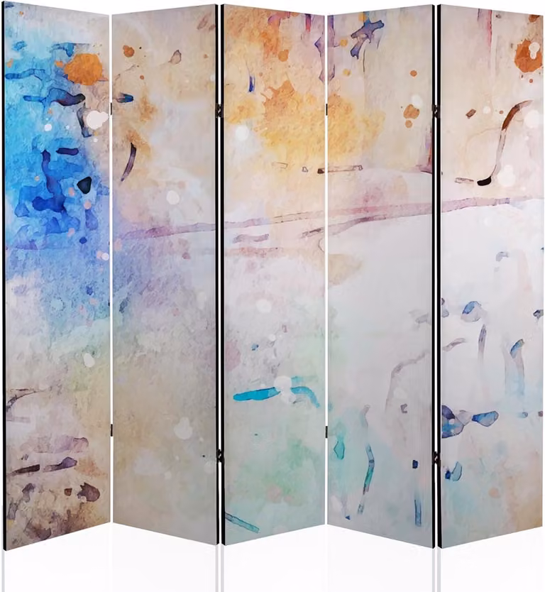 Akoestisch kamerscherm - Decoratief geluidsdempend paneel voor ruimteverdeling - 225 x 172 cm