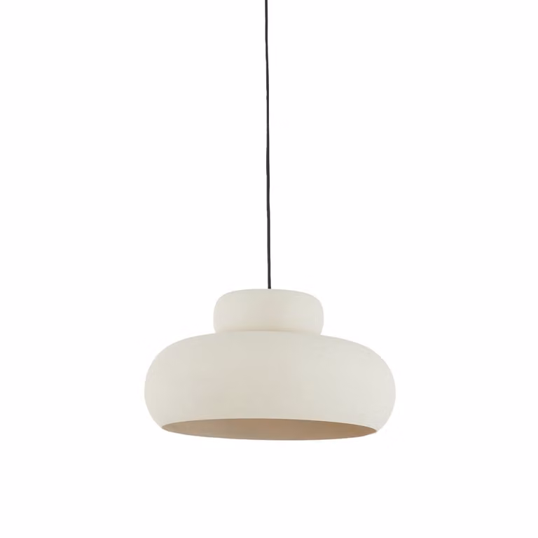 Light & Living Hanglamp Neiva - Beige - Rond - Ø 39 cm