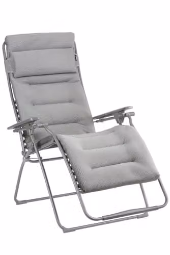 Lafuma Relaxstoel Futura XL met BeComfort technologie in zwart, grijs en zilver