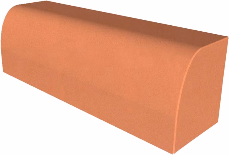 Oranje Rugsteunkussen met Pantograaf Vorm voor Meubels Vernieuwen - 95 cm