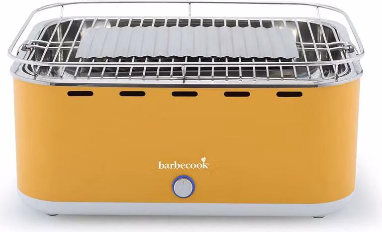 Barbecook BC-CHA-1016 Elektrische Tafelgrill met Rooster, Geel