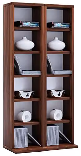 home24 Milano Open kast Bruin notenhoutlook B/D/H: 42 x 20 x 92 cm