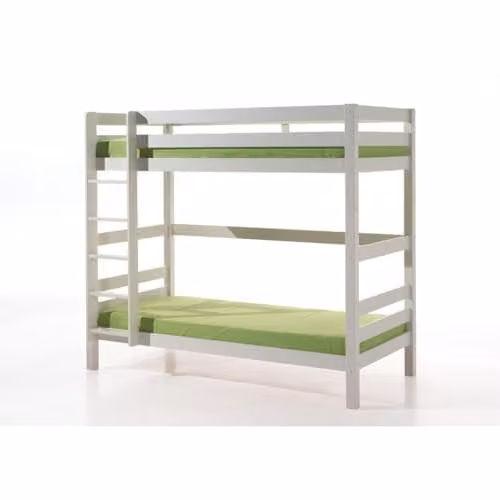 Vipack Pino hoogslaper van massief grenenhout, wit gelakt, B/D/H: 210 x 182 x 105 cm